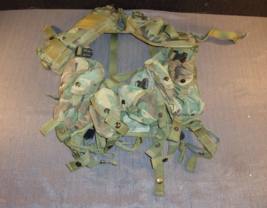 Enhanced Tactical Load Bearing Bdu Woodland Camouflage Vest Lbv EC479 - $38.24