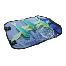 Almost Alive Lures 10&quot; Flying Fish Daisy Chain Blue/Glow with Bag For Trolling - £43.86 GBP