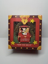 Enesco Mickey’s Holiday Treasure Now you see it, Now you don’t Xmas Ornament NEW - £6.15 GBP