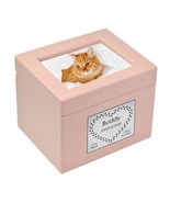 Small Pet Pink Photo Chest Urn - Free Plate - $59.95