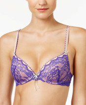 Heidi Klum Intimates Womens Intimate Masquerade Muse Contour Picot Trim Bra 36DD - £59.67 GBP