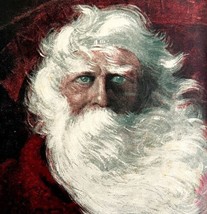 Santa Claus 1897 Cover Art Victorian XL Lithograph New Years St Nicholas DWII1 - £78.17 GBP
