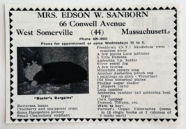 1961 Edson Sanborn Antiques Advertisement West Somerville Massachusetts ... - $13.71 CAD