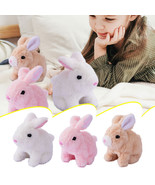 Electric Rabbit Toy Plush Battery Operated Hopping Rabbit Gift - $24.60 CAD
