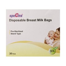 Spectra Pre-Sterilised Disposable Breast Milk Storage Bags (30 pcs)  - $11.00