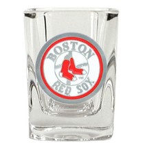 BOSTON RED SOX 2oz. SQUARE PEWTER/METAL LOGO SHOT GLASS NEW &amp; LICENSED - $11.60