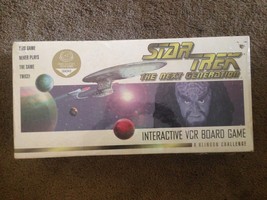 Star Trek : The Next Generation - Interactive VCR Board Game - Paramount 1993 - $34.65