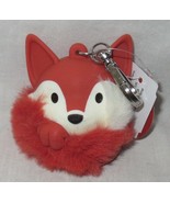Bath &amp; Body Works LIGHT-UP FURRY FOX PB Holder silver clip-on furry oran... - $37.88 CAD
