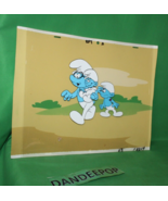 2 The Smurfs Original Production Registry Hand Painted Animation Cel &amp; B... - £737.87 GBP