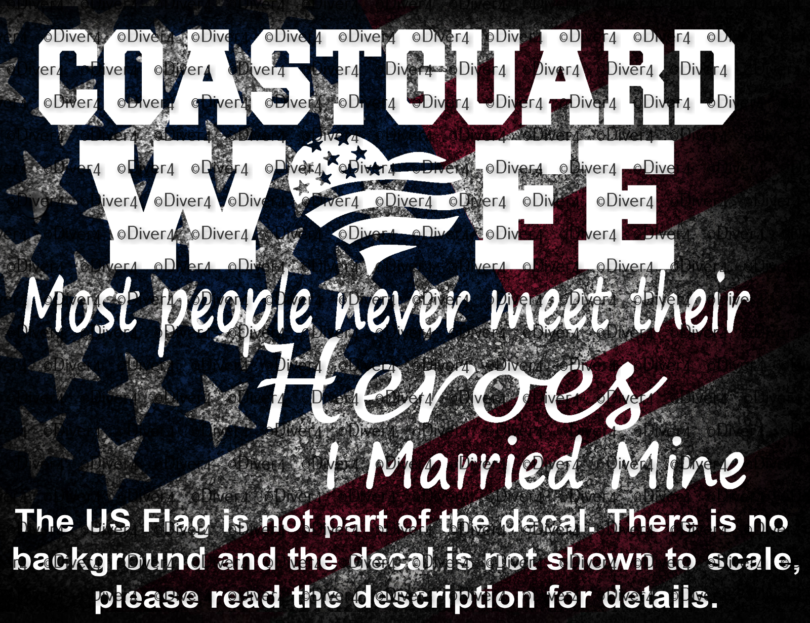 Coastguard Wife Most People Never Meet Their Heroes I Married Mine US Made - $6.23+