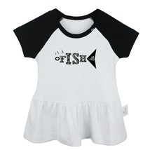 It&#39;s Ofishall Design Newborn Baby Girls Dress Toddler Infant 100% Cotton Clothes - £10.50 GBP