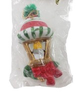 Tassel Town Specialties Santa Hat with Candle Porcelain Christmas Orname... - £6.18 GBP