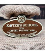 X-Men Xavier&#39;s School For Gifted Youngsters Prop Replica Brown Enamel Pl... - £10.88 GBP