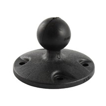 RAM Mounts Composite Round Plate with Ball RAP-B-202U with B Size 1&quot; Ball - £13.36 GBP