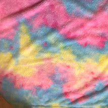 Parent&#39;s Choice ombre&#39; rainbow Fleece Baby Blanket Plush pink yellow blue - £29.06 GBP