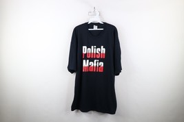 Vintage Y2K Streetwear Mens 2XL XXL Faded Spell Out Polish Mafia T-Shirt... - $732.05 MXN