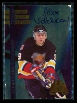 Vintage 1996 Collectors Edge Autograph Hockey Card #1 Alexandre Volchkov Pirates - £11.63 GBP