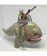 Mandalorian On Blurrg With Baby Yoda Star Wars Din Collectible Minifigur... - $24.18