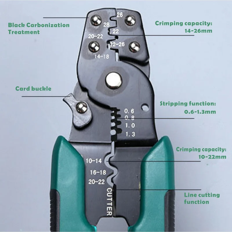 House Home Multifuction Hand Tool Cable Wire Stripper Cutter Crimper Multitool S - £19.95 GBP