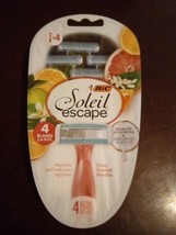 BIC Soleil Escape Citrus 4-Blade Women&#39;s Disposable Razors - 4ct (Y140) - £8.43 GBP