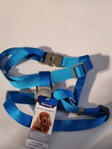 Petmate Deluxe Signature Medium Dog Harness Blue 3/4" X 20-28" Dogs Up To 50lbs - £11.69 GBP