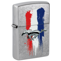 Zippo Lighter - Ford Mustang Logo Street Chrome - 46221 - $28.20