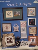 Canterbury Designs Quilts in a Day #2 Cross Stitch Pattern By Joyce B. Drenth - £4.79 GBP