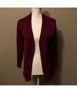 Zenana Outfitters Cardigan Sweater Womens S Used Burgundy - $16.00