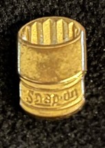 Vintage SNAP-ON Tools Gold Tone Socket Lapel Hat Tie Pin Pinback - £7.40 GBP