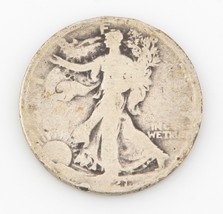 1921 50¢ $.50 Walking Liberty Demi Dollar, État AG, Usé Aux Bords - $1,861.33 MXN