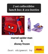 Marvel Spider-Man and Disney Frozen Collectable Set Tupperware-fast shipment DHL - £87.23 GBP
