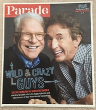 Parade Magazine January 13 2019: Wild &amp; Crazy Guys Steve Martin &amp; Martin... - £5.46 GBP