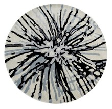 Black Multi Color Rug,Cut Pile Hand Tufted Rug,Custom Rug,Area Rug,Kids Rug. - £172.66 GBP+