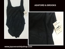 Ashford &amp; Brooks Women&#39;s Black Sport Professional Swim Wear Many Sizes - £8.68 GBP