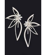 New Rhinestone Flower Earrings - $17.00