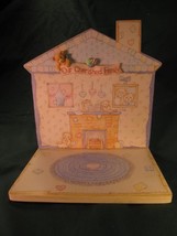 Cherished Teddies Wood House Display - &quot;Our Cherished Family&quot; - £10.78 GBP