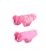 NEW Reversible Dog Coat Camo Pink Jacket sz XXL 23.5 in. long reflective... - £9.40 GBP