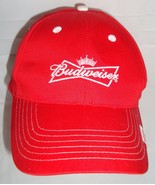 Red Budweiser Grab Some Buds Baseball Cap Adjustable Hat  - $34.21 CAD