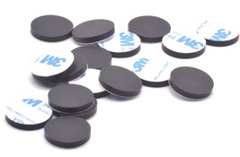 3/4&quot; Diameter Rubber Discs  1/8&quot; Thick  Consoles &amp; Gaming Sticks  3M Backing - £9.95 GBP+