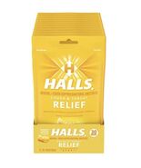Halls ECONOMY PACK Honey Lemon Cough &amp; Throat Relief 70 Cough Drops - SU... - €14,37 EUR