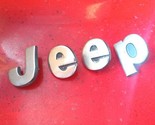 84-92 Jeep Cherokee XJ  Emblem Letters Front Hood Metal Dla 14138 14139 ... - £28.70 GBP