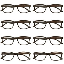 8 Packs Womens Oval Frame Reading Glasses Blue Light Blocking Computer R... - £11.71 GBP