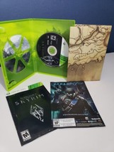 The Elder Scrolls V - Skyrim (Microsoft Xbox 360, 2011) w/ Manual &amp; Map - £4.67 GBP
