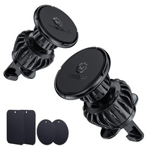 [2 Pack] Universal Air Vent Magnetic Phone Holder For Car, Phone Mount For Car F - £21.25 GBP