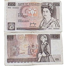 One Queen Elizabeth QE II 1975-1980 J B Page United Kingdom £10 Pound Ba... - £103.33 GBP