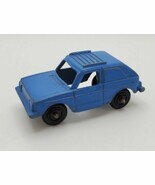 Vintage TootsieToy VW Rabbit Car Blue Metal #1 Made in USA - $19.86 CAD