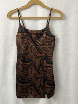 Women&#39;s Notch Slip Dress - Wild Fable™ Color: Brown Swirl - Size M - £5.84 GBP