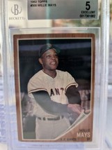 1962 Topps Baseball Willie Mays #300 BVG 5 - £229.10 GBP