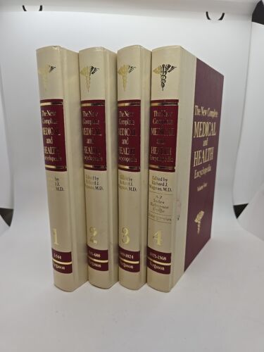 The New Complete Medical and Health Encyclopedia 1995 4-Volume Set Hardc... - $12.37