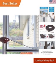 Max 55H x 36W Magnetic Window Screen - Durable Fiberglass Mesh for Easy Fit - $37.00